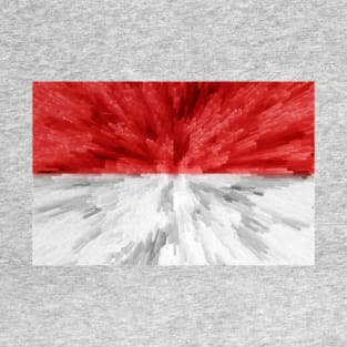 Extruded flag of Indonesia T-Shirt